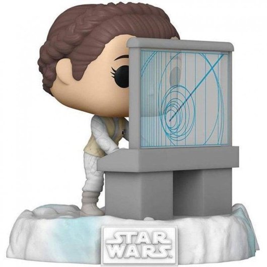Figurine Funko Pop Deluxe Funko Inc Star Wars Leia Bataille Base Echo vinyle 12cm