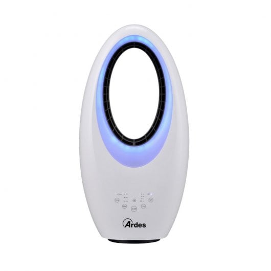 Ardes AR5BL1 Ventilateur sans pales avec télécommande et veilleuse LED 3 vitesses 40W