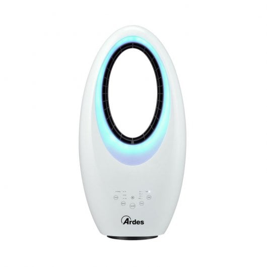 Ardes AR5BL1 Ventilateur sans pales avec télécommande et veilleuse LED 3 vitesses 40W