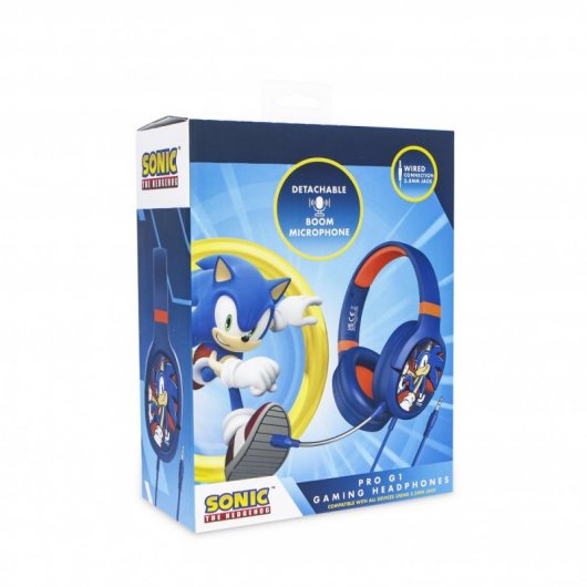 Cuffie da gioco OTL Technologies Pro G1 Sonic The Hedgehog blu