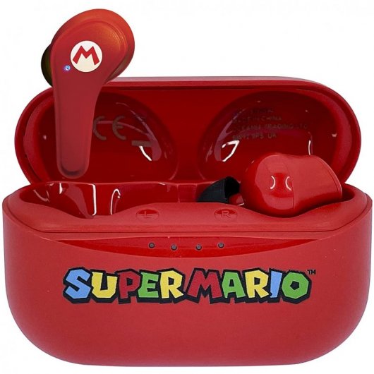 OTL Technologies Super Mario Bluetooth V5.0 Kopfhörer Rot