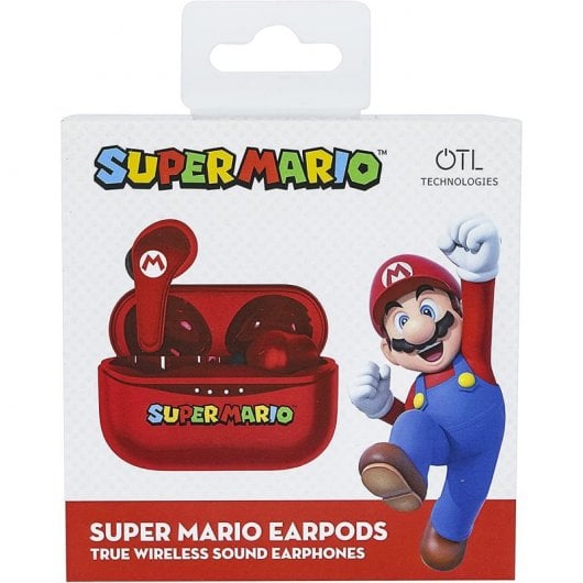 OTL Technologies Super Mario Bluetooth V5.0 Kopfhörer Rot