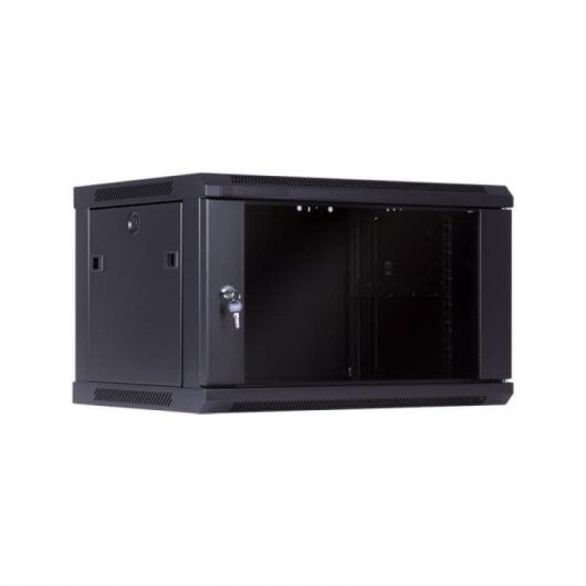 MicroConnect 19" 6U 450mm Rackschrank zur Wandmontage, schwarz