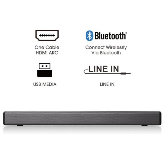 Hisense HS214 Barra Sonido Bluetooth 2.1 Negra