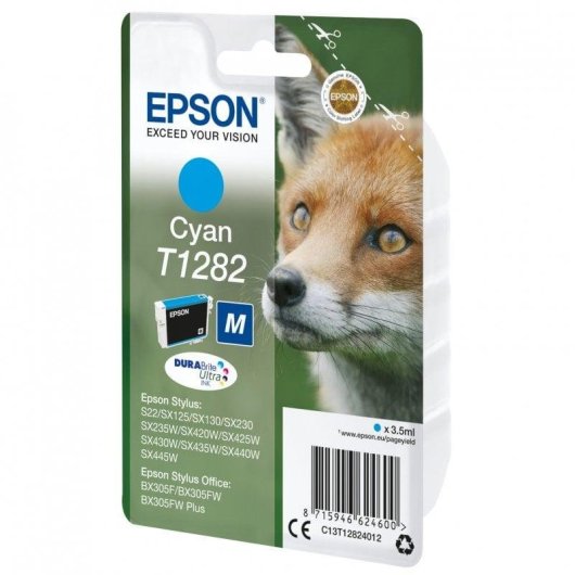 Cartuccia di inchiostro originale Epson T1282 Cyan