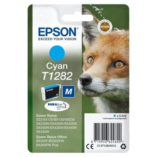 Cartuccia di inchiostro originale Epson T1282 Cyan