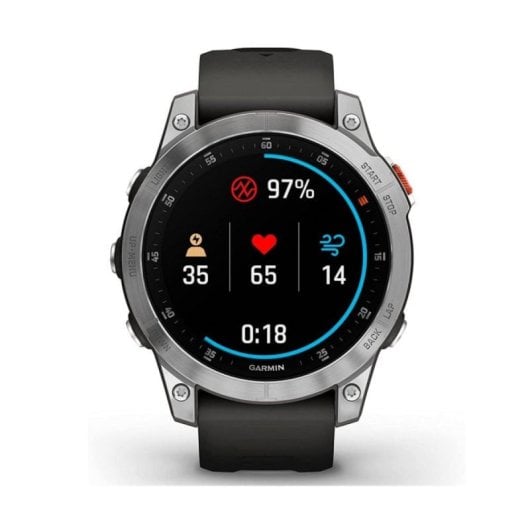 Garmin Epix (Gen 2) Bluetooth GPS NFC 47mm AMOLED Prata Cinzento Resistente à Água 10ATM