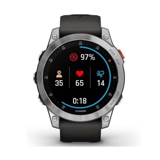 Garmin Epix Gen 2 Bluetooth WiFi NFC GPS 47mm AMOLED Argent/Gris M Étanche 10ATM SpO2