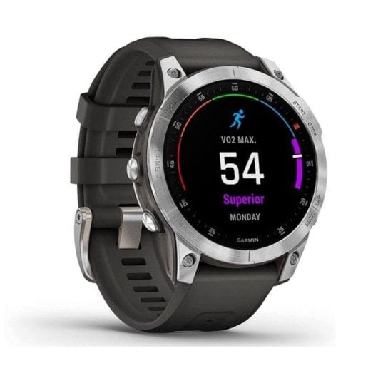 Garmin Epix Gen 2 Bluetooth WiFi NFC GPS 47mm AMOLED Argent/Gris M Étanche 10ATM SpO2