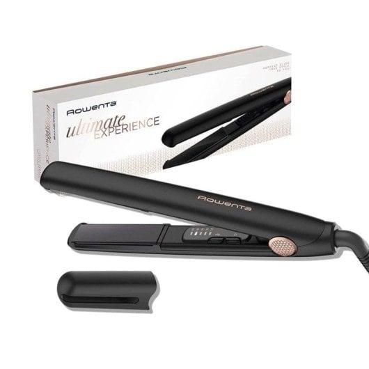 Piastra per Capelli Ceramica Rowenta SF8210FO 200ºC 5 Impostazioni 3 in 1 Spegnimento Automatico Nero Rame