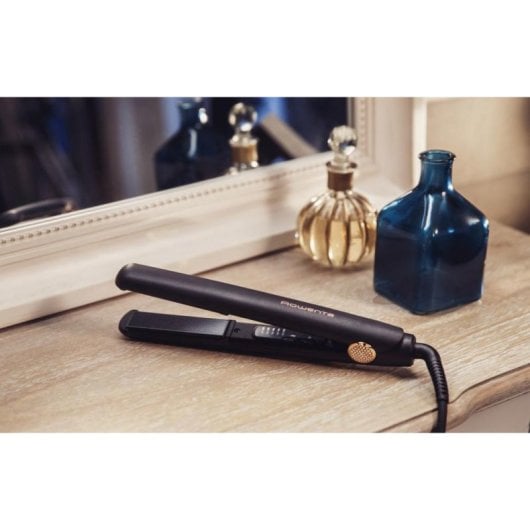 Piastra per Capelli Ceramica Rowenta SF8210FO 200ºC 5 Impostazioni 3 in 1 Spegnimento Automatico Nero Rame