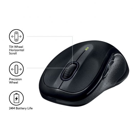 Mouse wireless laser Logitech M510 nero