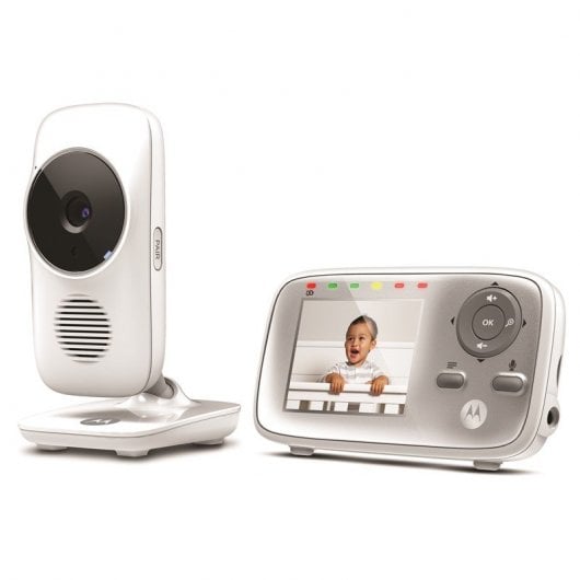 Motorola Nursery VM483 Vigilabebés con Cámara, Visión Nocturna y Comunicación Bidireccional
