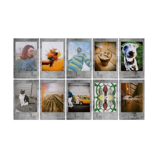 Pellicole fotografiche Fujifilm Stone Grey 10 per Instax Mini