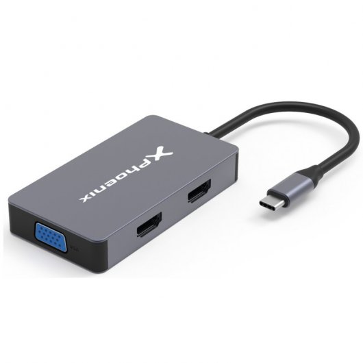 Adaptateur hub multiport USB-C PD Phoenix 5-en-1