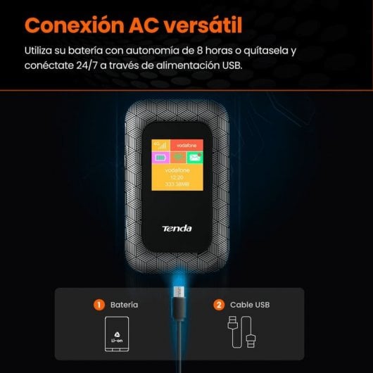 Tenda 4G185 V3 Router Portátil 4G LTE