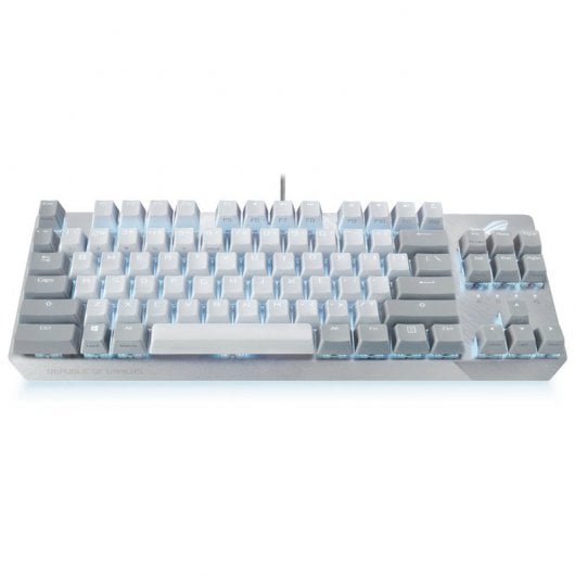 ASUS ROG Strix Scope NX TKL Moonlight White Teclado Mecánico Gaming RGB QWERTY Blanco