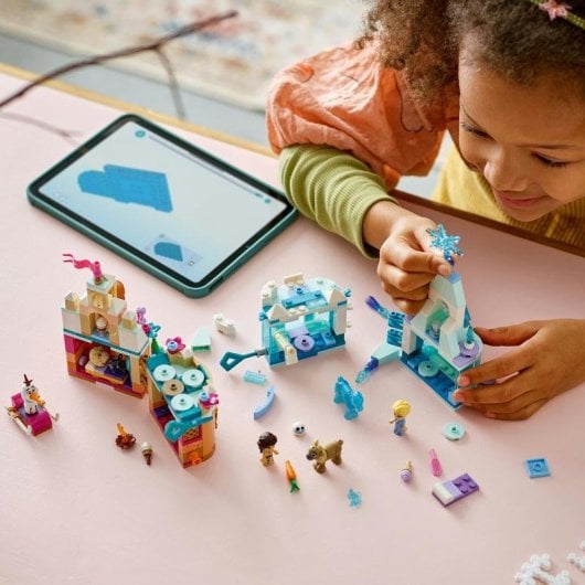 Set de construction CB Toys 43278 Château Arendelle et Palais de Glace 306 pièces