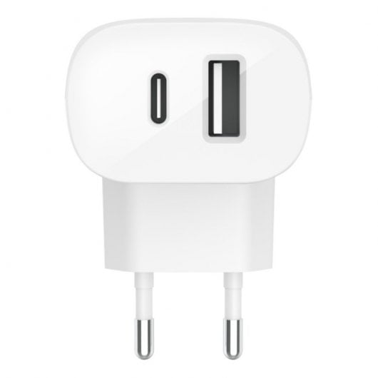 Caricatore da muro Belkin BoostCharge doppio USB-A/USB-C PD 3.0 da 37 W