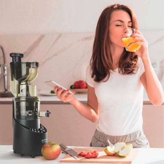 Gridinlux Juice Nature Prensadora Lenta en Frío para Frutas y Verduras