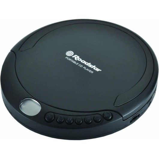 Reproductor de CD portátil Roadstar PCD-425NCD Negro MP3 CD-R CD-RW LCD