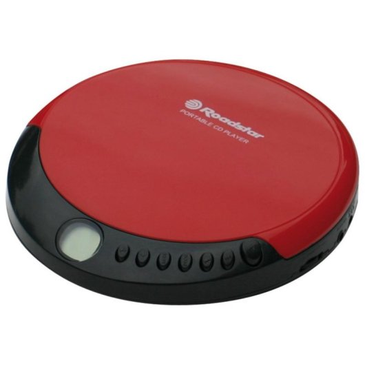 Reproductor CD portátil Roadstar PCD-435CD 1,6 W RMS Rojo CD-R CD-RW LCD
