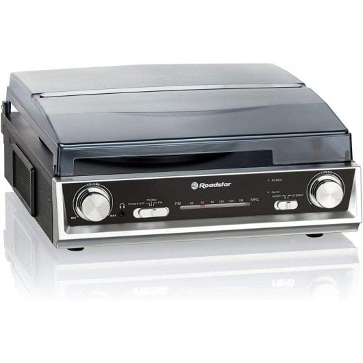 Tocadiscos Roadstar TTR-8634 2x Altifalantes Integrados FM RCA Autostop