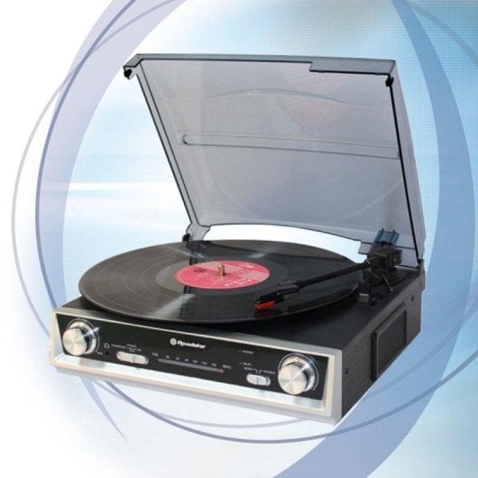 Tocadiscos Roadstar TTR-8634 2x Altifalantes Integrados FM RCA Autostop