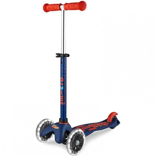 Micro Mobility Mini Deluxe Patinete Infantil Luz LED Azul Marino ...