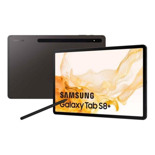 Tablet Samsung Galaxy Tab S8 Plus WiFi 12,4" 8GB 128GB Gris Stylus Pen