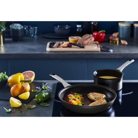 Tefal Excellence G26906 Induktionspfanne 28 cm, Aluminium, Titanium Antihaft