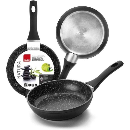 Sartén Ibili 440018 Natura 18 cm aluminio antiadherente inducción
