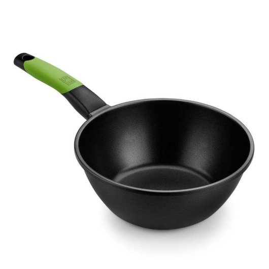 Wok BRA Prior 24cm Alluminio Induzione Antiaderente Teflon Classic