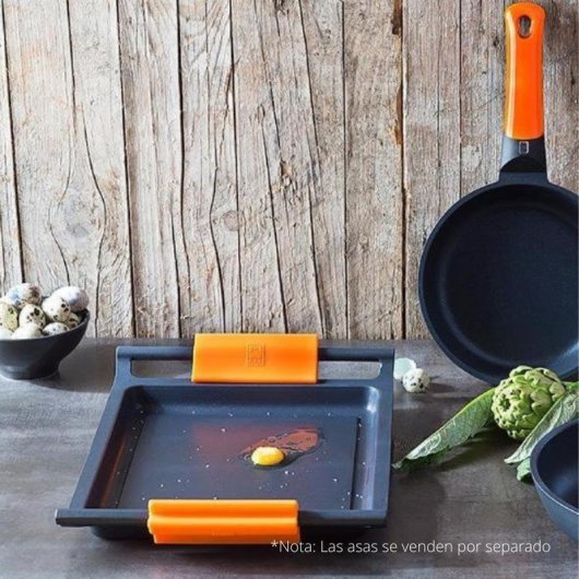 Grillpfanne BRA Efficient A271535 Aluminiumguss Antihaft Induktion 36,5x27 cm