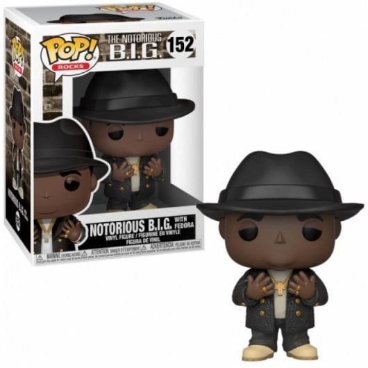 Funko Pop Rocks Estrellas de la Música Biggie Notorious Big con Fedora