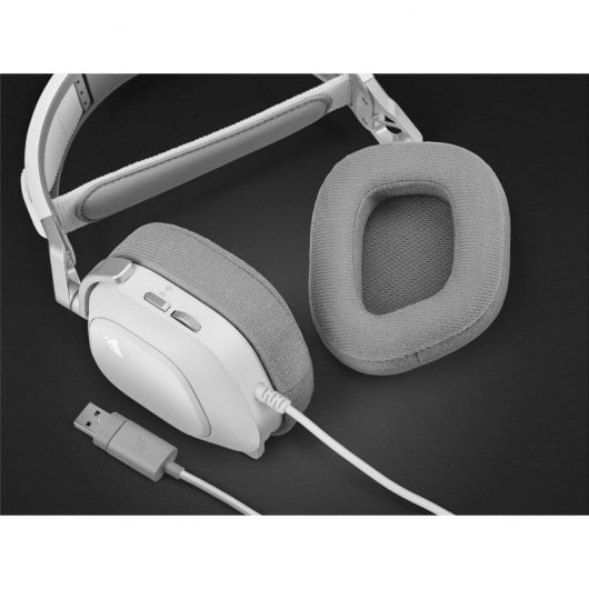 Corsair HS80 RGB USB Auriculares Gaming 7.1 Blancos