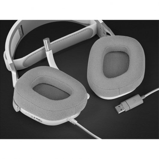 Corsair HS80 RGB USB Auriculares Gaming 7.1 Blancos