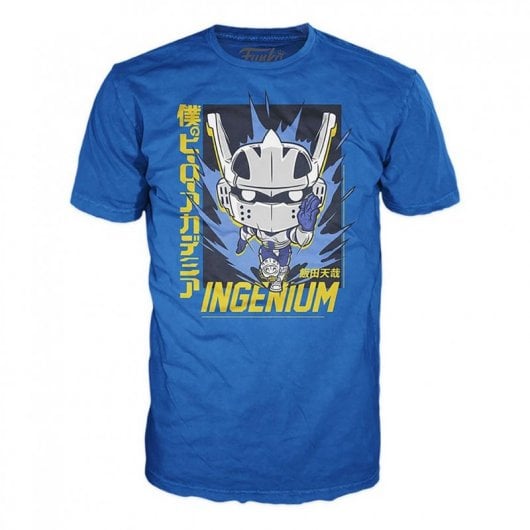 Funko Pop & Tee My Hero Academia Tenya Iida Ingenium Funko + Camiseta Talla M