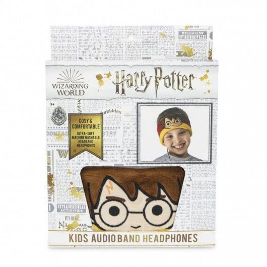OTL Technologies Auriculares Infantiles Planos con Banda Ajustable Lavable Harry Potter