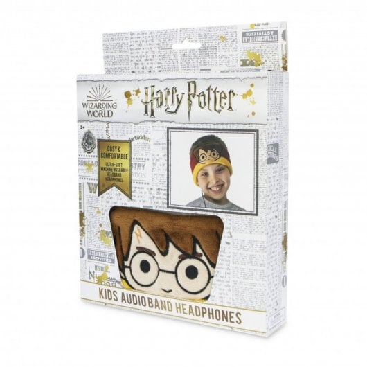 OTL Technologies Auriculares Infantiles Planos con Banda Ajustable Lavable Harry Potter