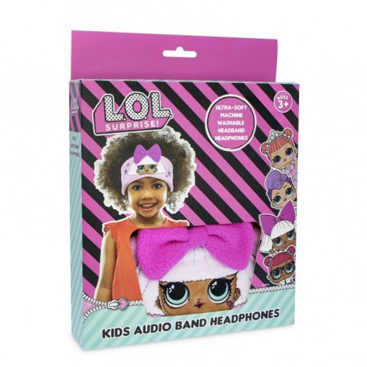 Cuffie piatte per bambini OTL Technologies con fascia lavabile regolabile L.O.L Surprise