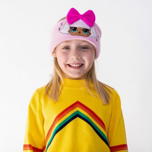 Cuffie piatte per bambini OTL Technologies con fascia lavabile regolabile L.O.L Surprise