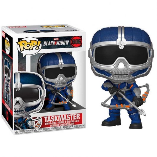 Funko Pop Marvel Viuda Negra Taskmaster con Arco