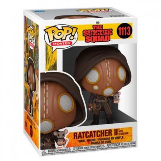 Funko Pop Movies Dc Cómics Escuadrón Suicida Ratcatcher II con Sebastian