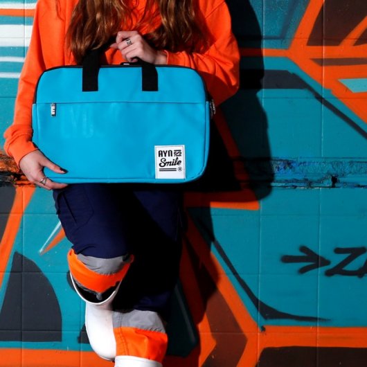 Smile Akira Maletín Azul para Portátil hasta 15.6"