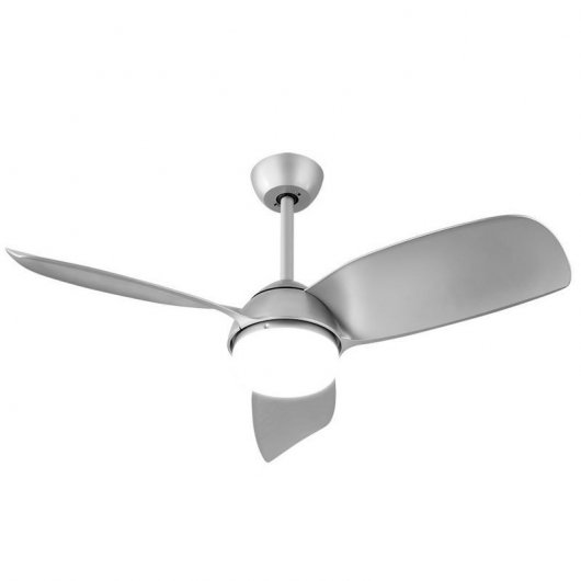 Fabrilamp Haur Ventoinha de Teto com Motor DC 25W e Luz 24W Cinzenta