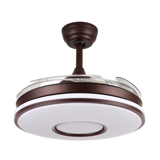 Fabrilamp Dani Ventoinha de Teto com Motor DC 32W Castanha