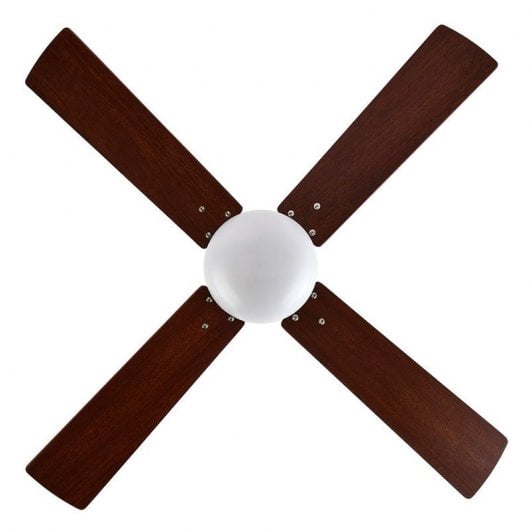 Fabrilamp Sofia Ventoinha de Teto com Luz e Comando 32W Couro