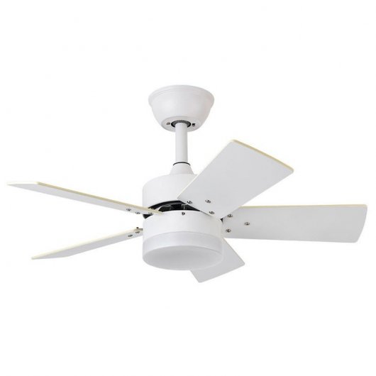 Fabrilamp Marta Ventilador de Techo con Motor DC Blanco