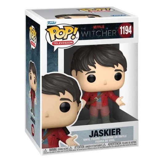 Figurine Funko Pop The Witcher Jaskier Tenue Rouge Vinyle 9 cm
